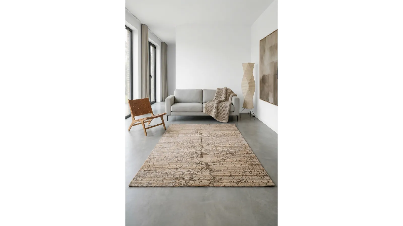 Tappeto Alfombra Nepal Beige di Kuatro