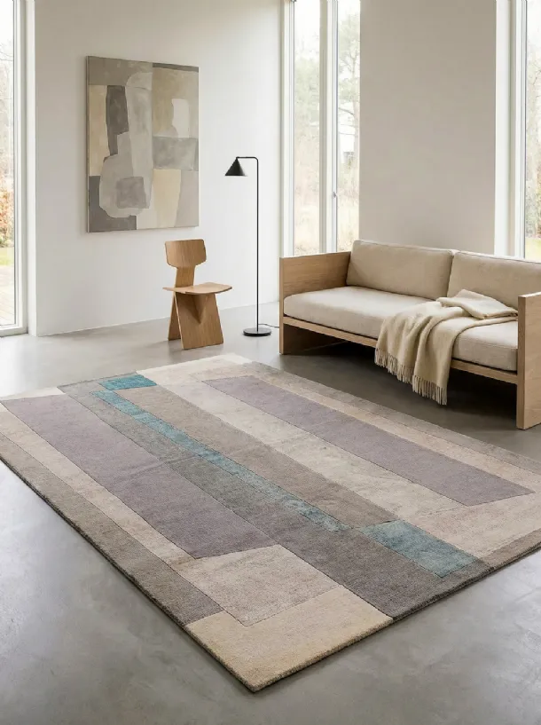 Tappeto Alfombra Nepal Grey di Kuatro