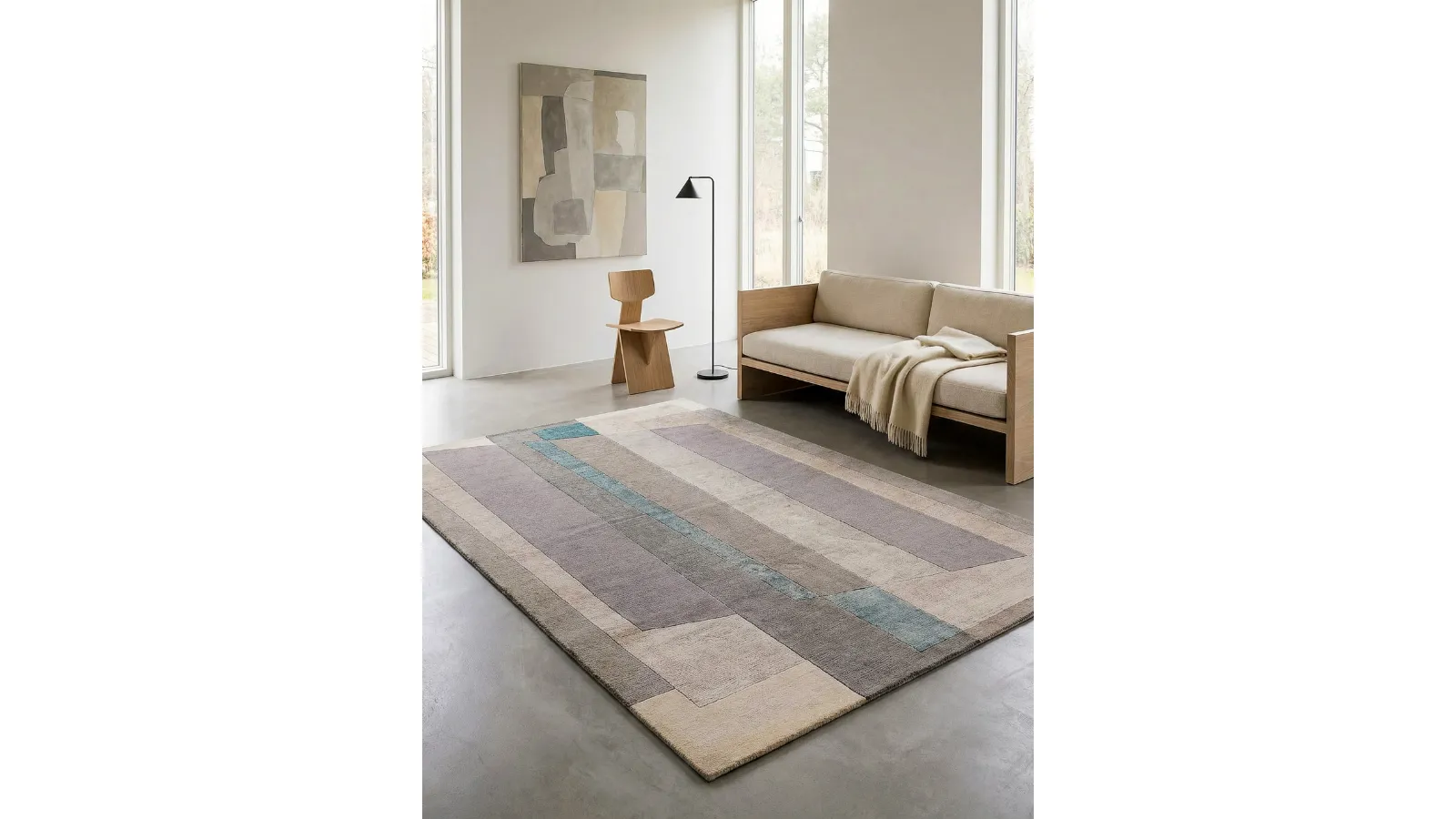 Tappeto Alfombra Nepal Grey di Kuatro