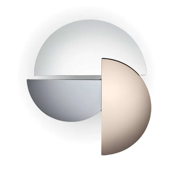 Specchi Hoodi orientabili a piacere in tre dimensioni e colorazioni differenti di Midj