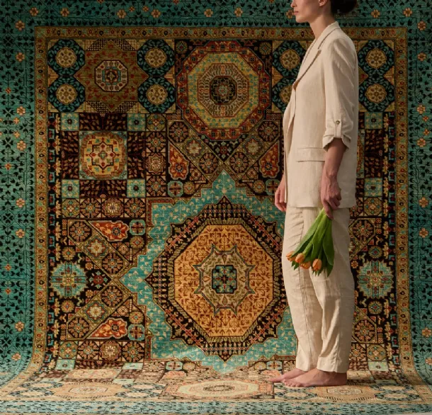 Tappeto Mamluk Multicolor di Kuatro