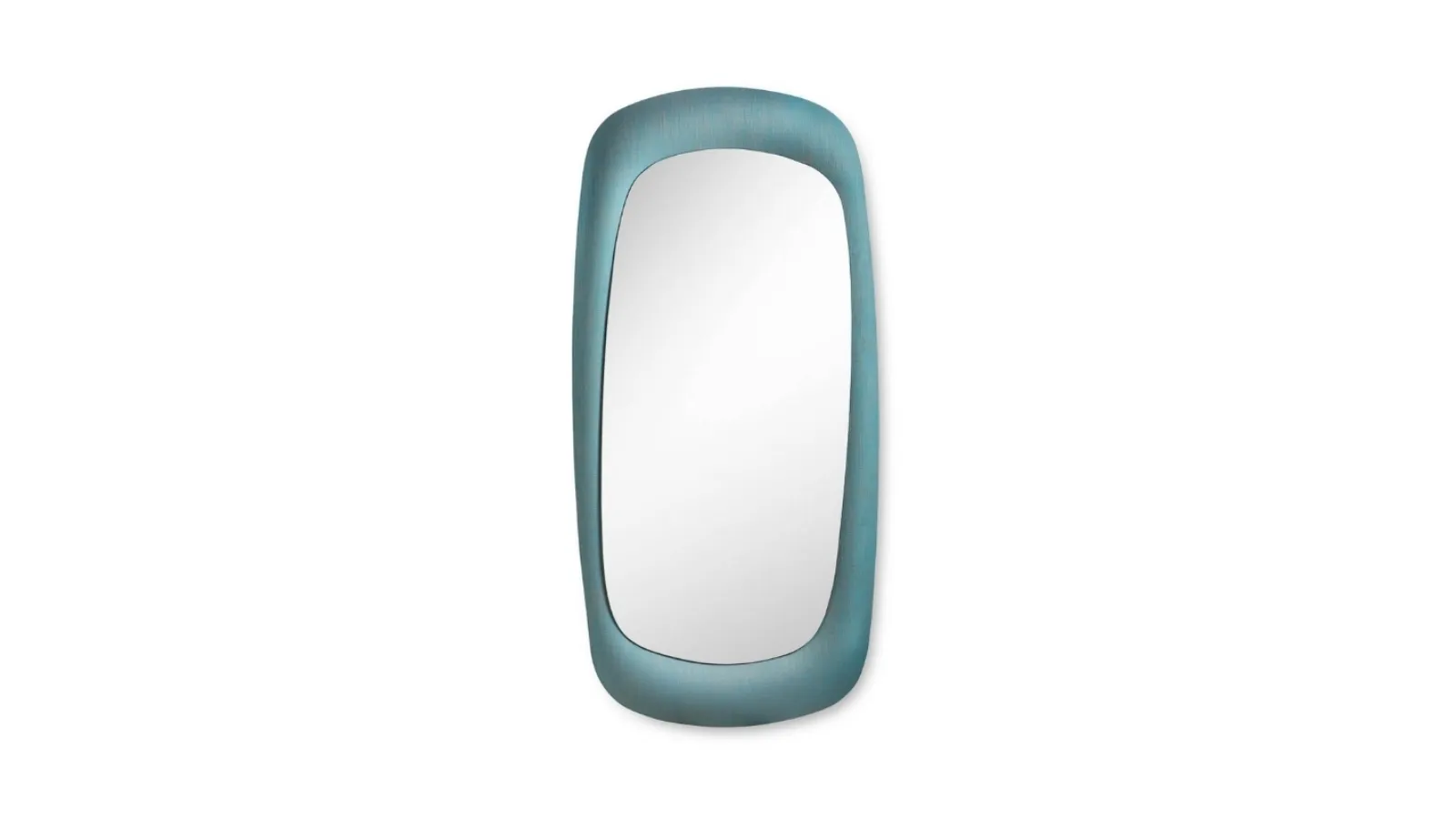 Specchio Bold H200 con cornice in tessuto di Midj