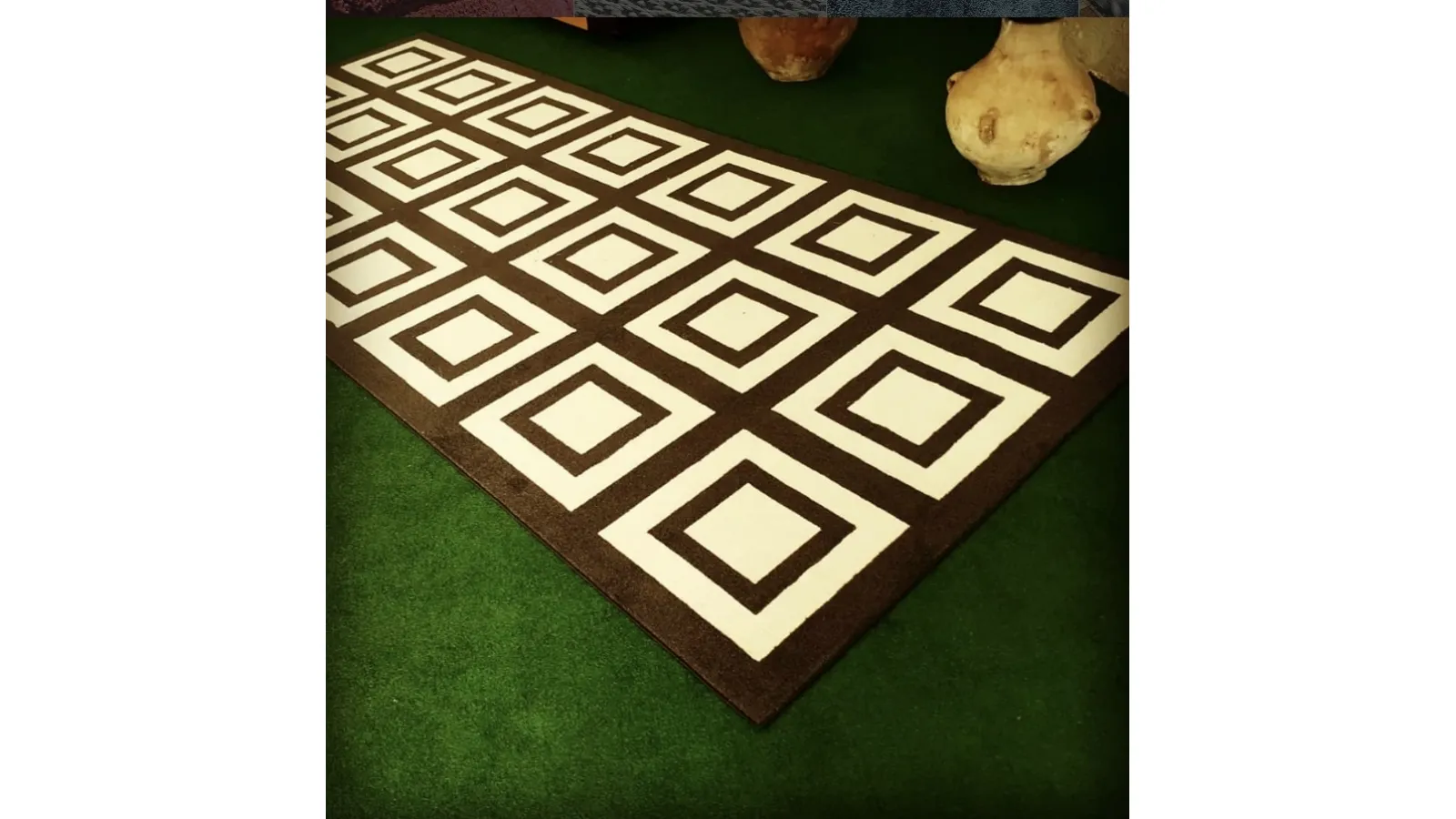 Tappeto 09 black and white di Coren