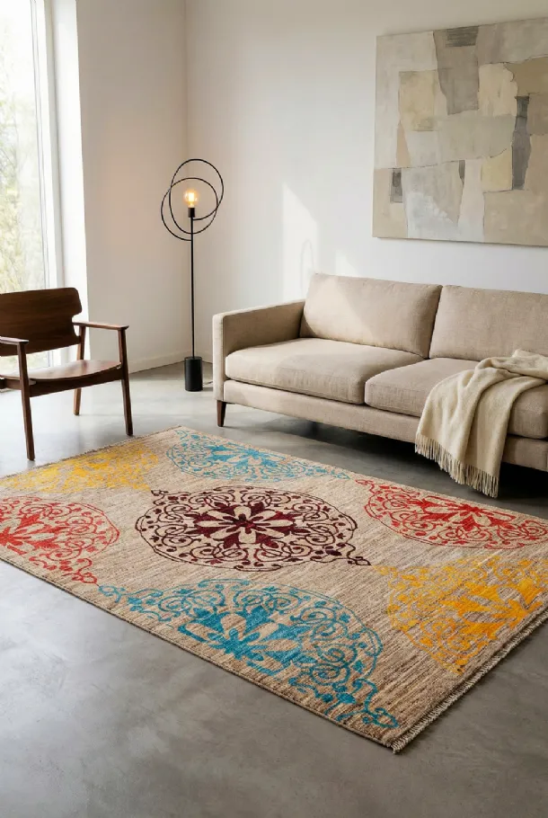 Tappeto Ziegler Modern Beige di Kuatro