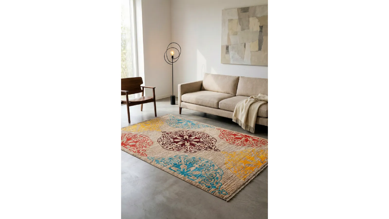 Tappeto Ziegler Modern Beige di Kuatro