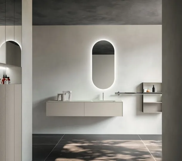 Mobile da Bagno sospeso Cartabianca 01 di Cerasa