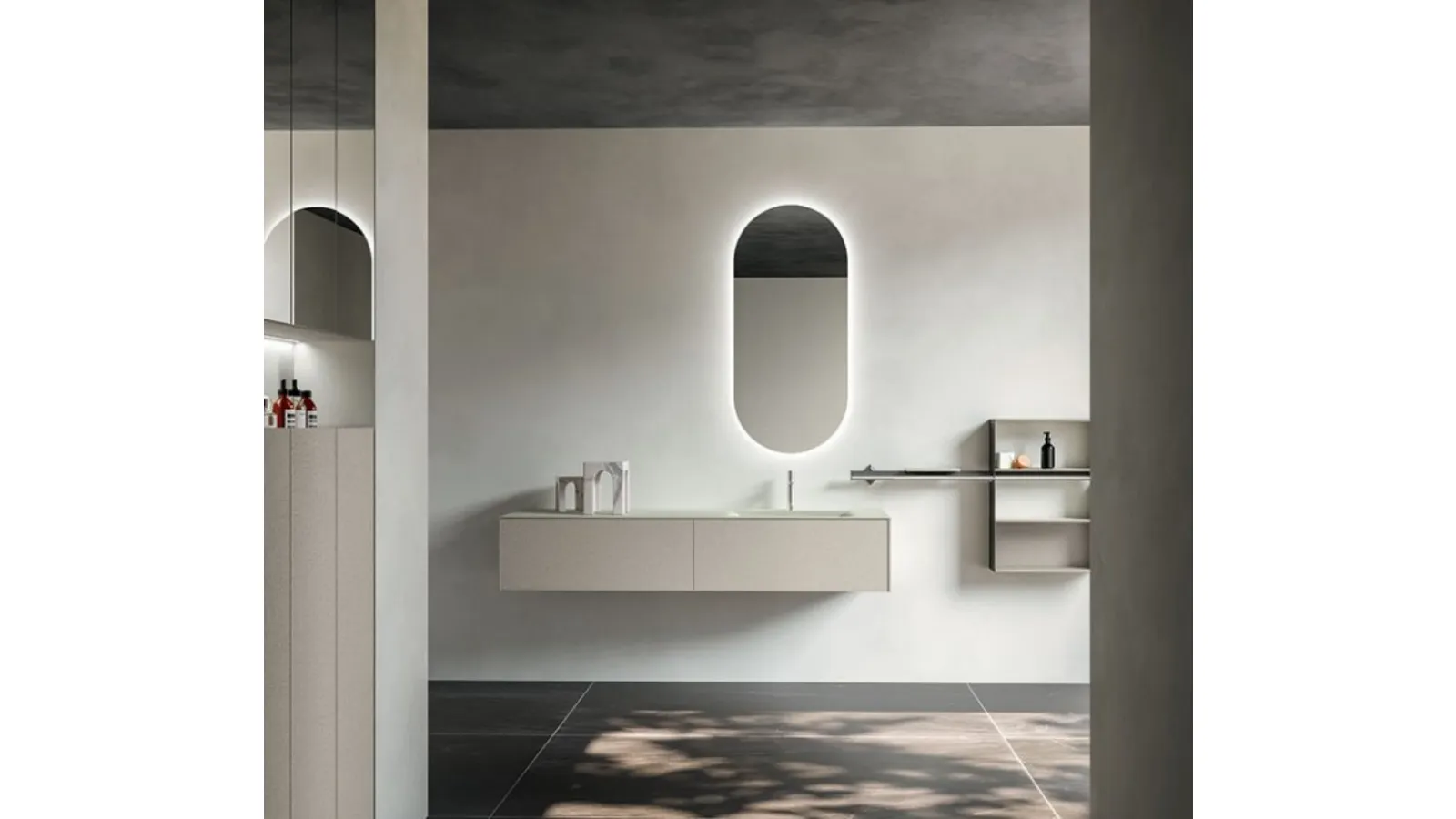 Mobile da Bagno sospeso Cartabianca 01 di Cerasa