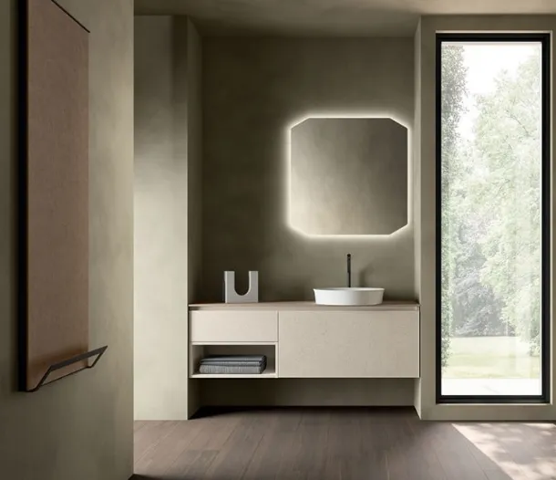 Mobile da Bagno sospeso Segno 02 di Cerasa