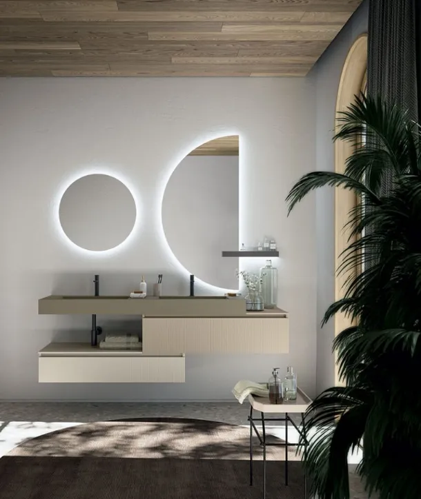 Mobile da Bagno sospeso Segno 04 di Cerasa