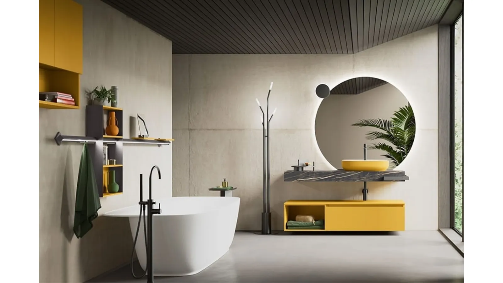Mobile da Bagno sospeso Segno 00 di Cerasa