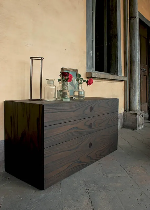 Comò Feel in legno olmo ruggine di Fimar