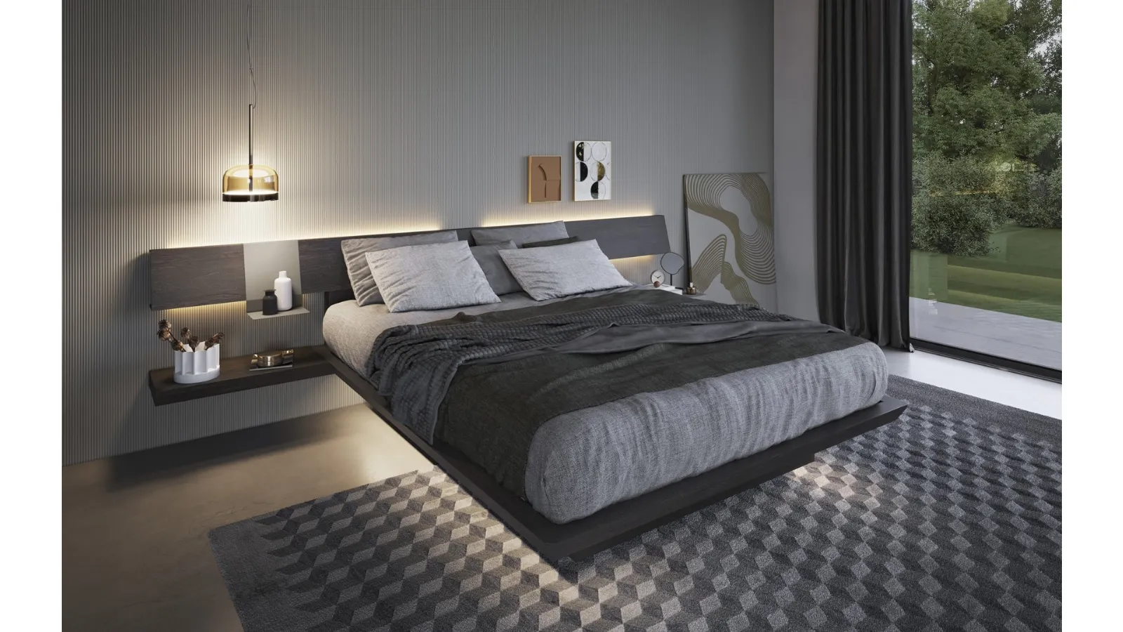 Letto matrimoniale Biplano di Fimar