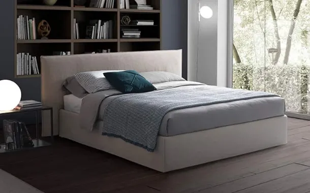 Letto Glam con testiera di Barzaghi Salotti
