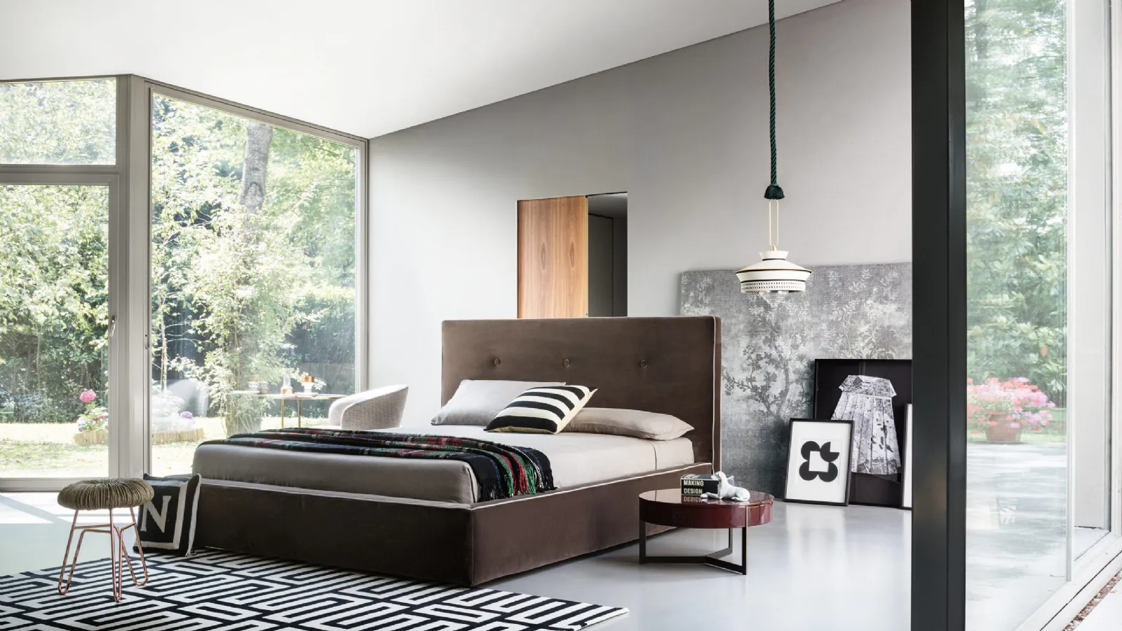 Letto matrimoniale con box contenitore Madama di Lema