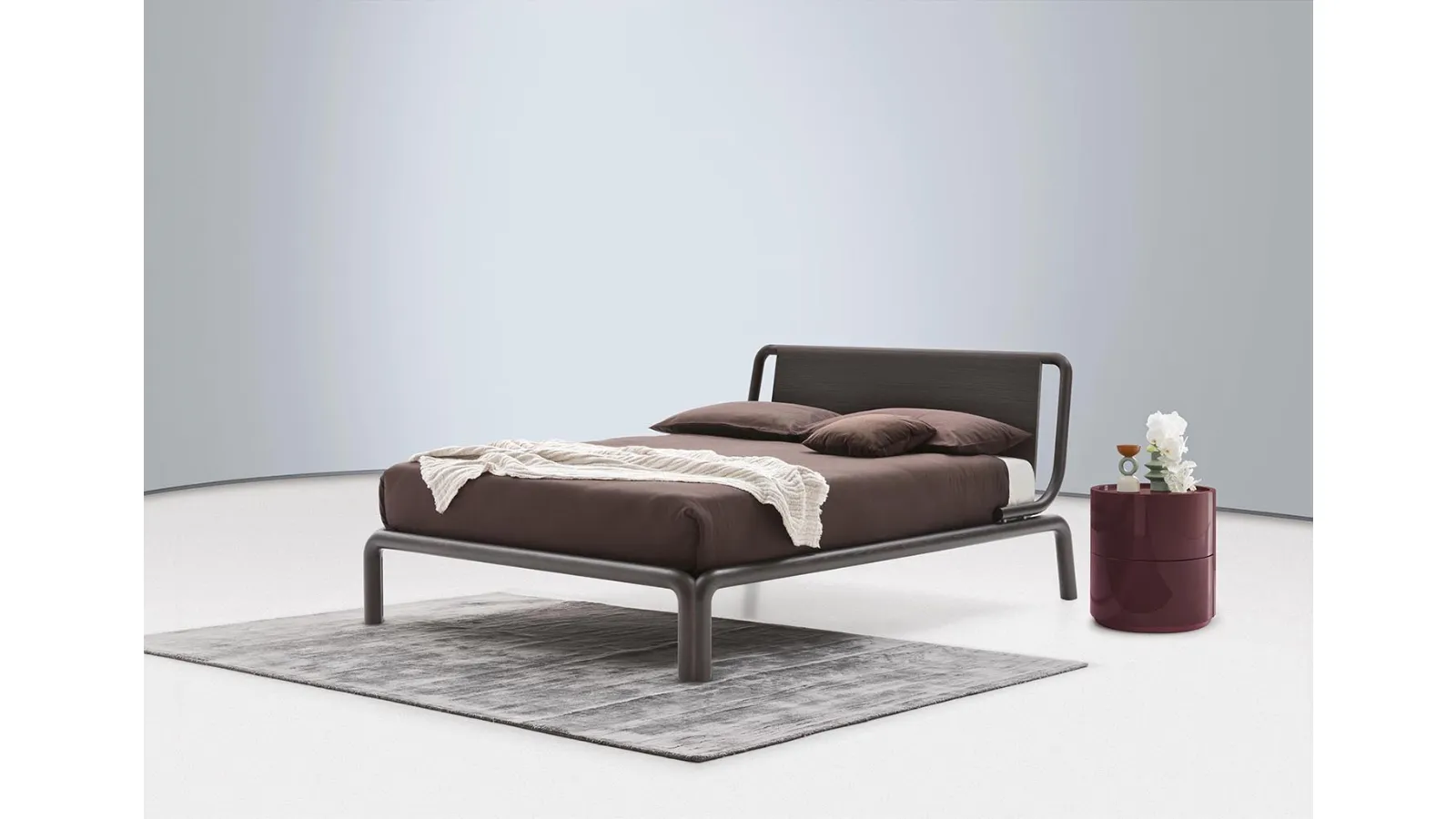 Letto in legno massello Rovì di Alf Da Frè