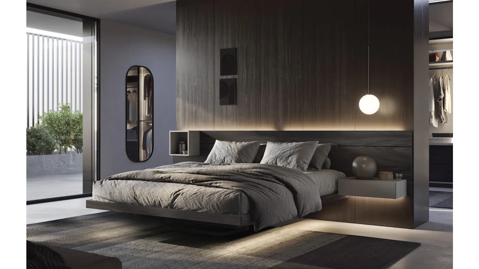 Letto sospeso con contenitore Sorvolo di Fimar