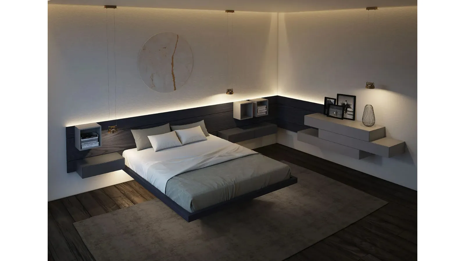 Letto sospeso con contenitore Sorvolo di Fimar