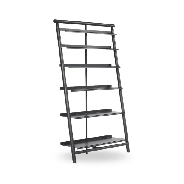 Libreria Suite in legno con ripiani in metallo di Midj