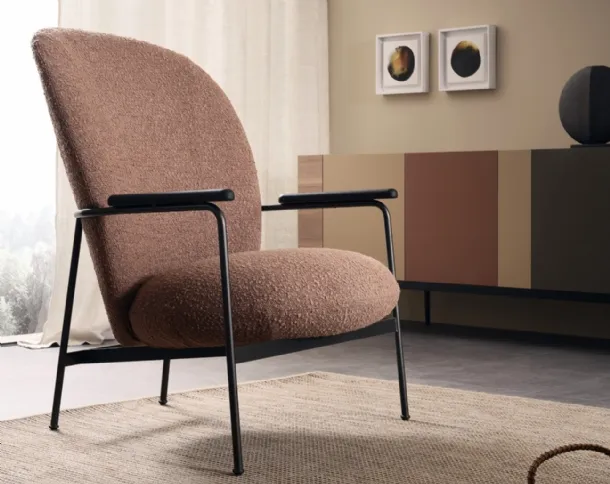 Poltroncina imbottita Claire di Lema