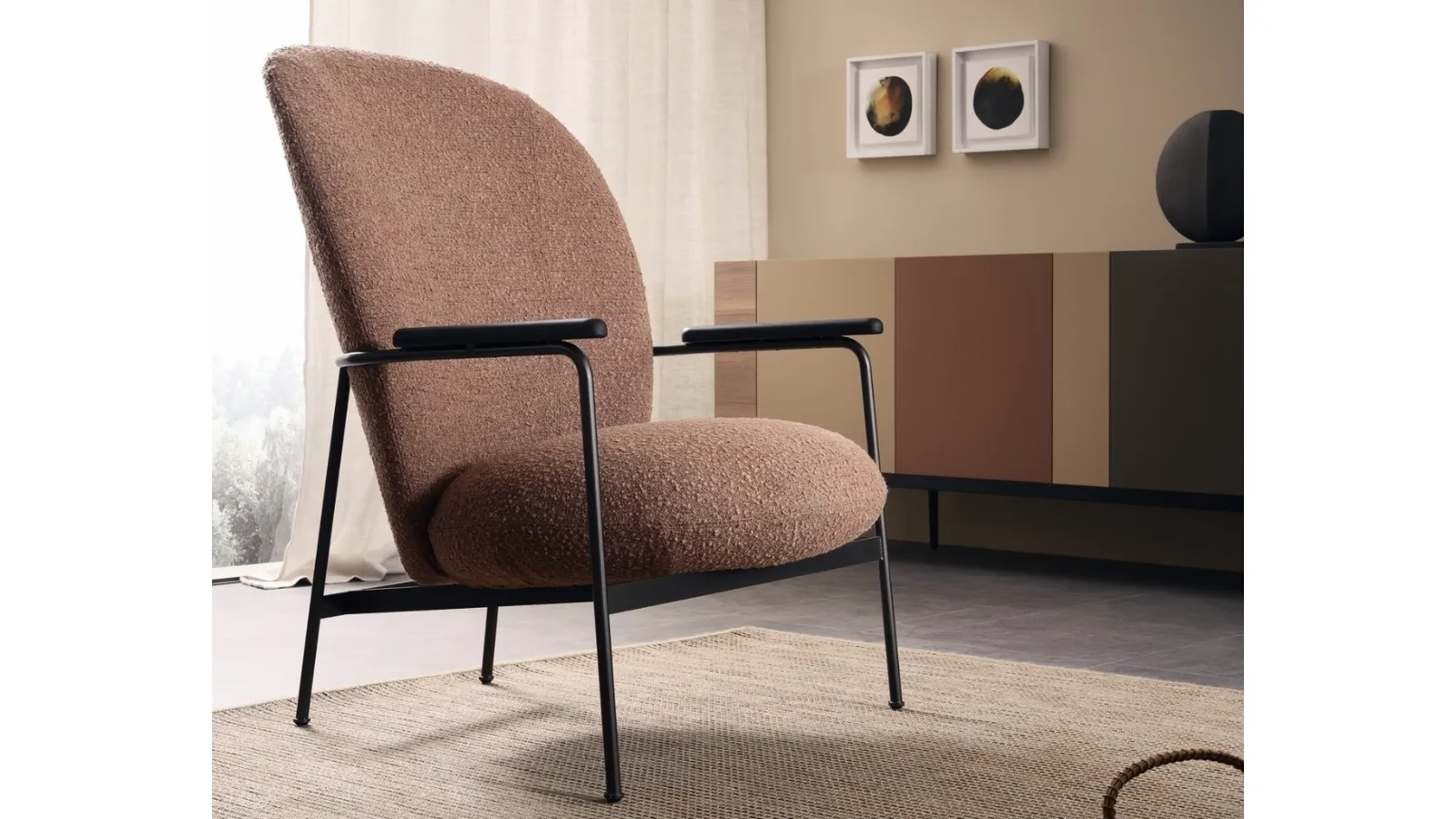 Poltroncina imbottita Claire di Lema