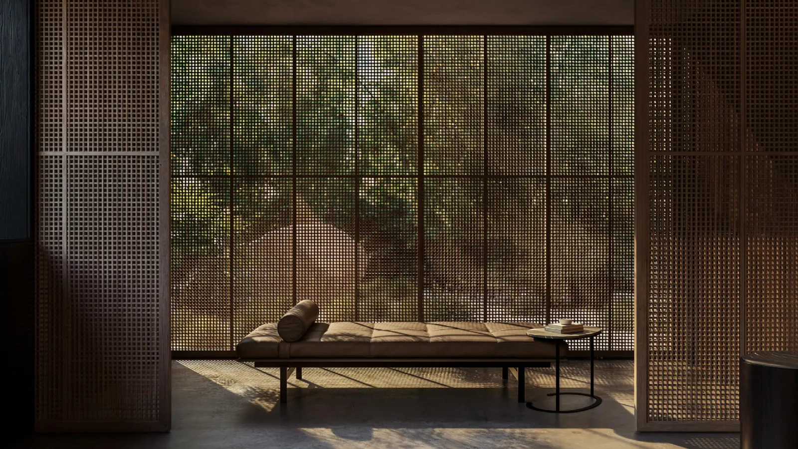 Poltrona in pelle Yard Daybed di Lema