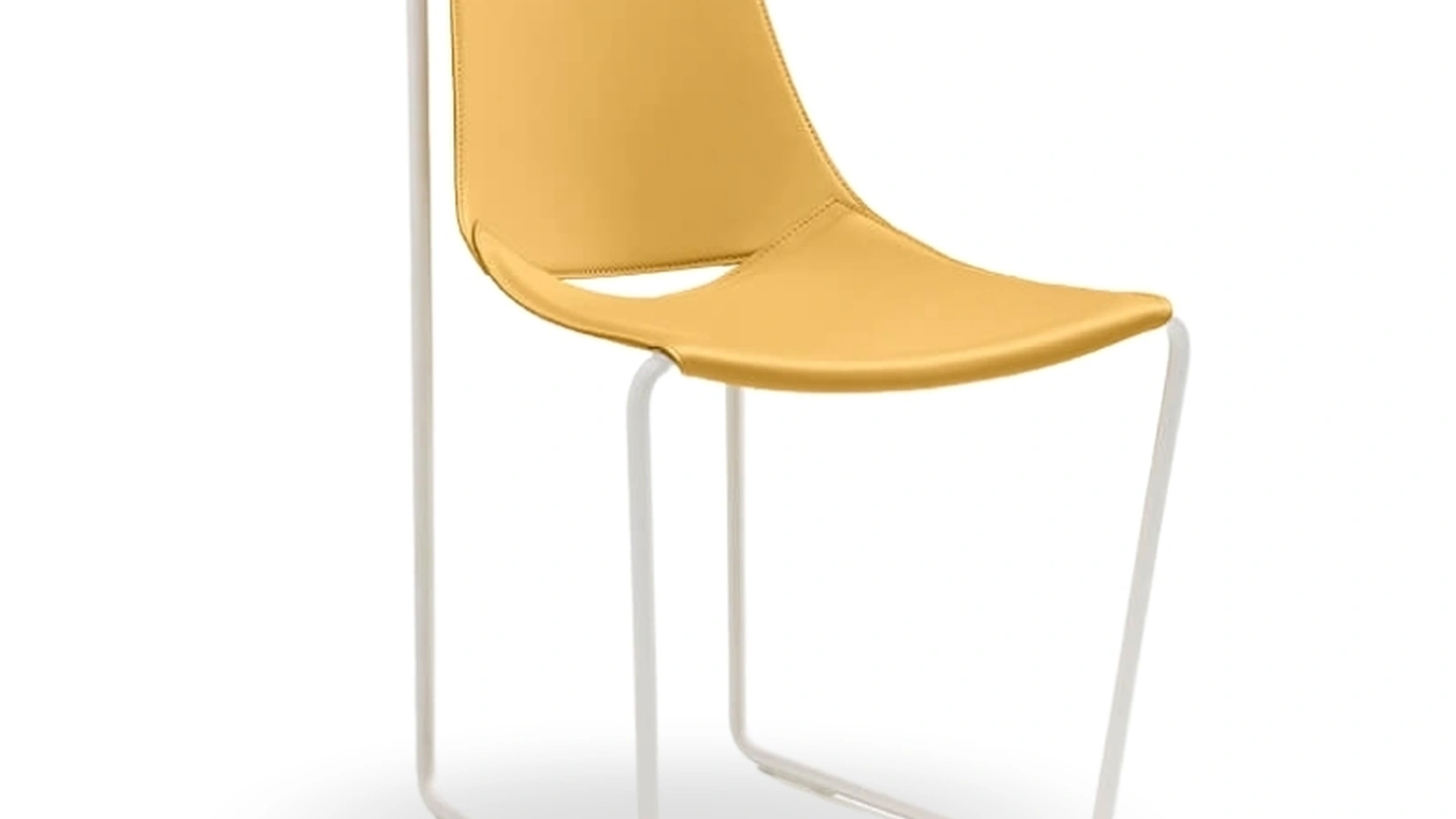 Sedia Apelle in cuoio di Midj