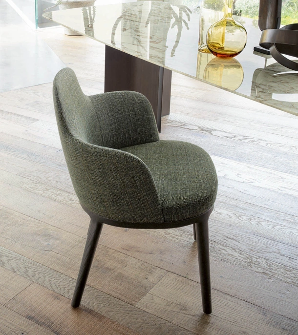 Sedia con struttura in legno Lucylle di Lema