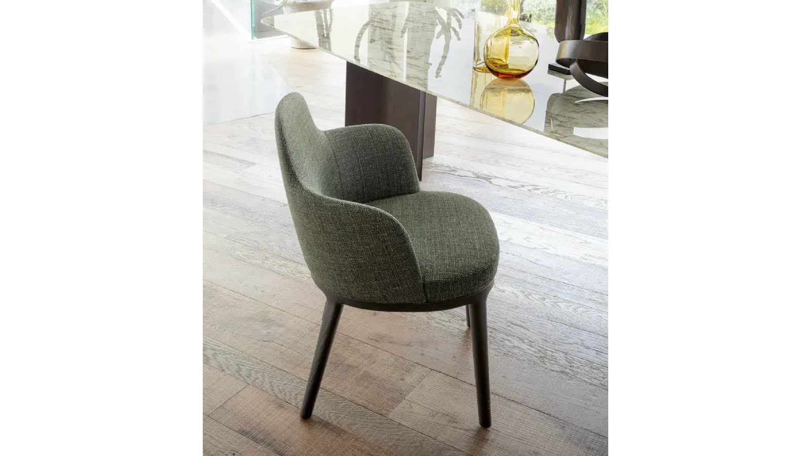 Sedia con struttura in legno Lucylle di Lema