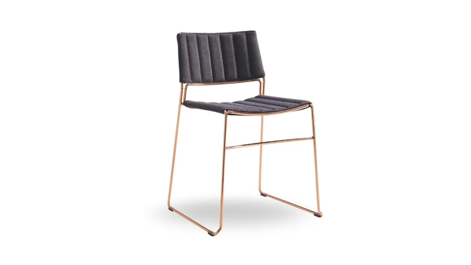 Sedia in tessuto Slim di Midj