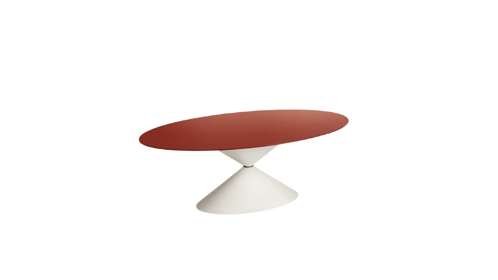 Tavolo di design Clessidra Ellittico di Midj