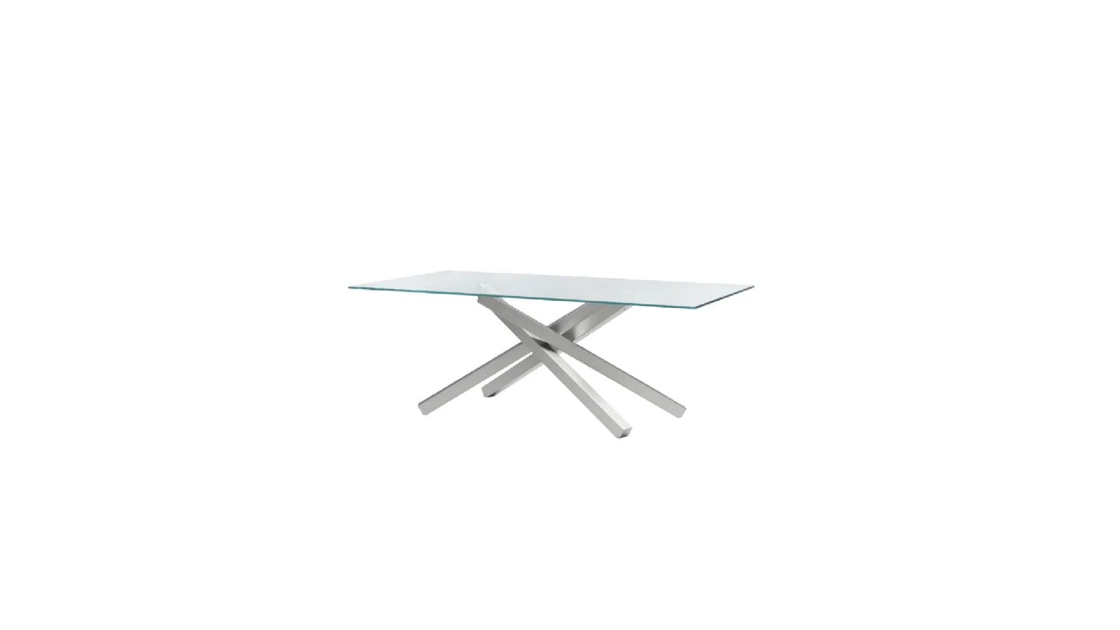 Tavolo Pechino con top in vetro di Midj