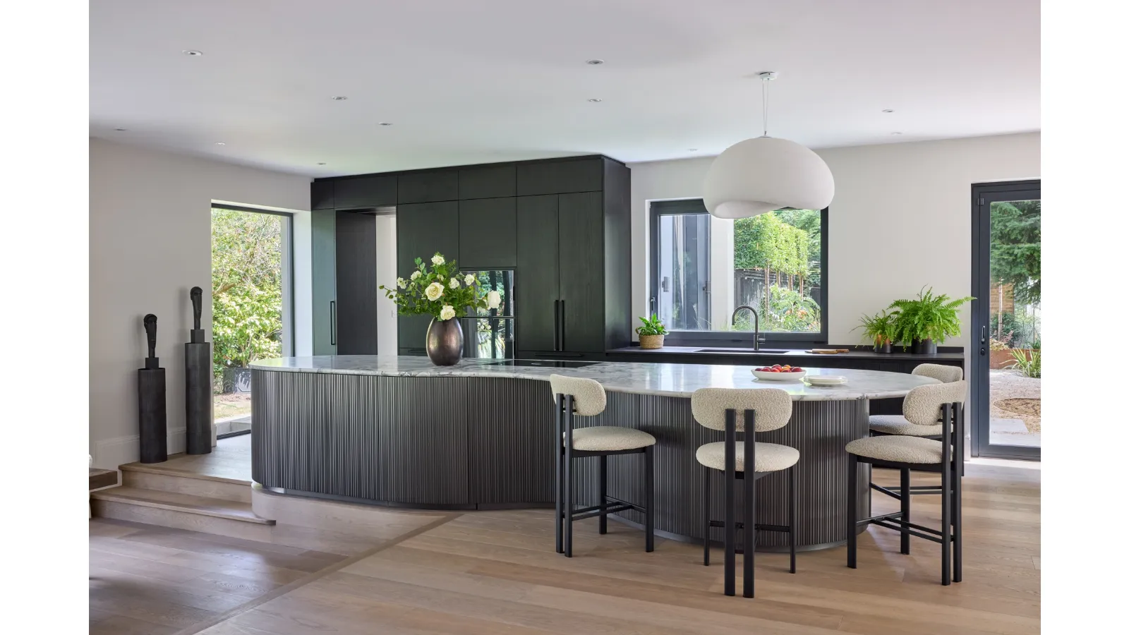 Cucina Design con isola Tangram di Cesar