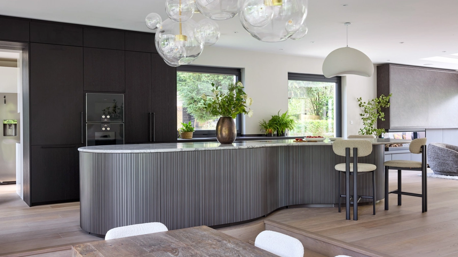 Cucina Design con isola Tangram di Cesar