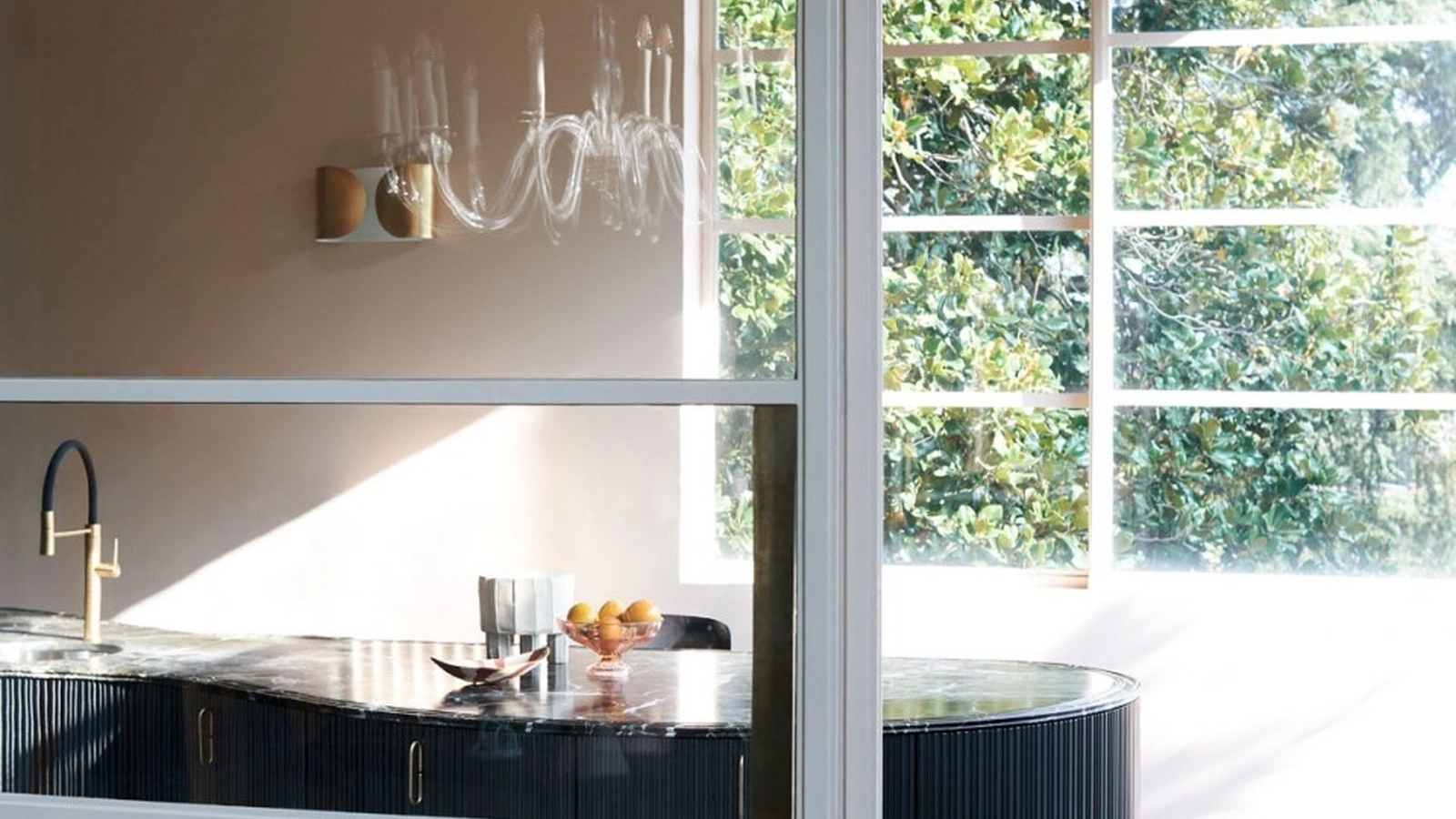 Cucina Design a isola Tangram Geometric smoothness di Cesar