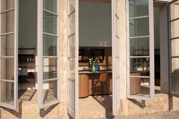 Cucina Design Tangram Melting Light di Cesar