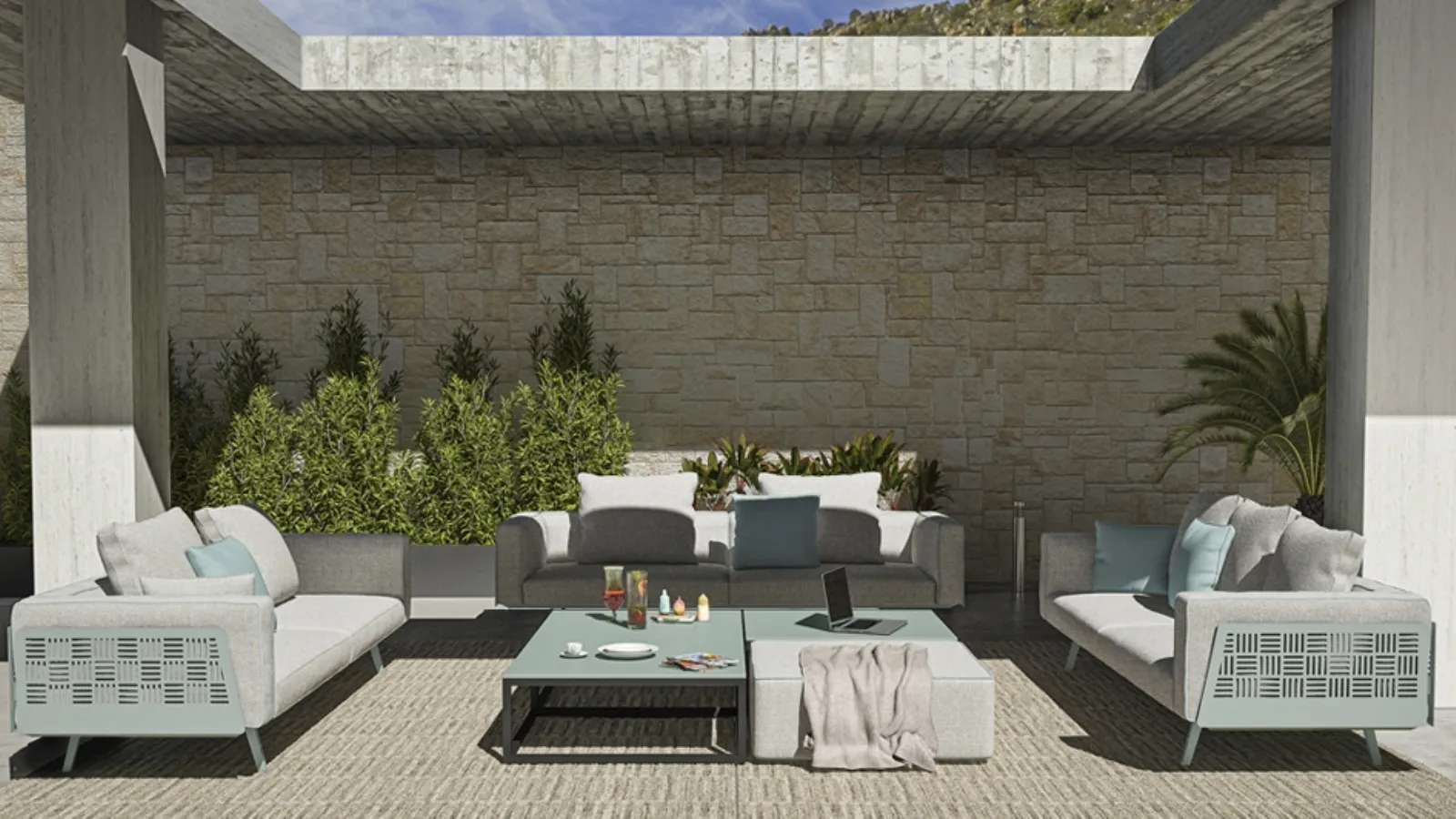 Arredo da esterno Skip Outdoor di Barzaghi Salotti
