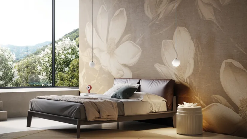 Carta da parati floreale Ashai di Instabilelab