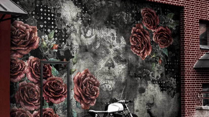 Carta da parati La Santa di Instabilelab