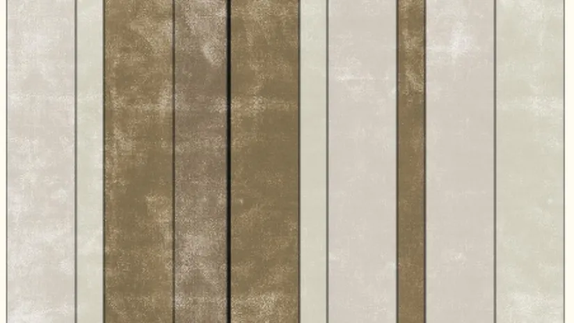 Tappeto dalle geometrie astratte Face Reloaded Marked Tobacco di Sirecom