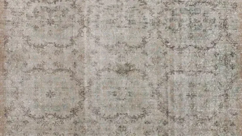 Tappeto antico rigenerato Groupie Old Grey di Sirecom