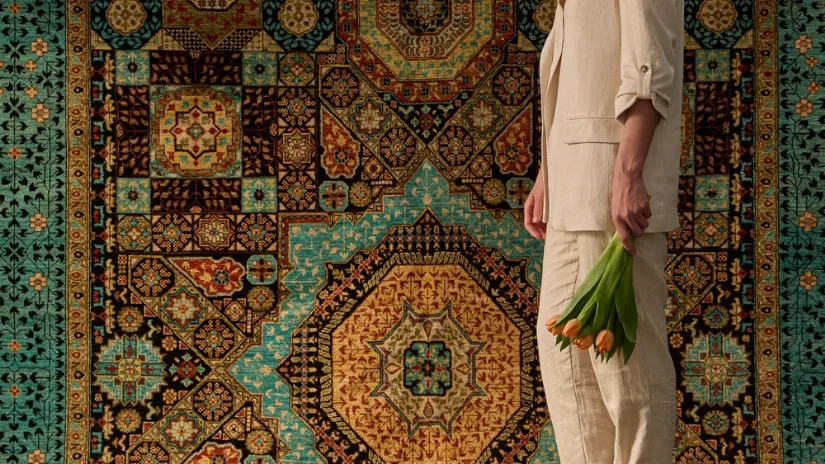 Tappeto Mamluk Multicolor di Kuatro