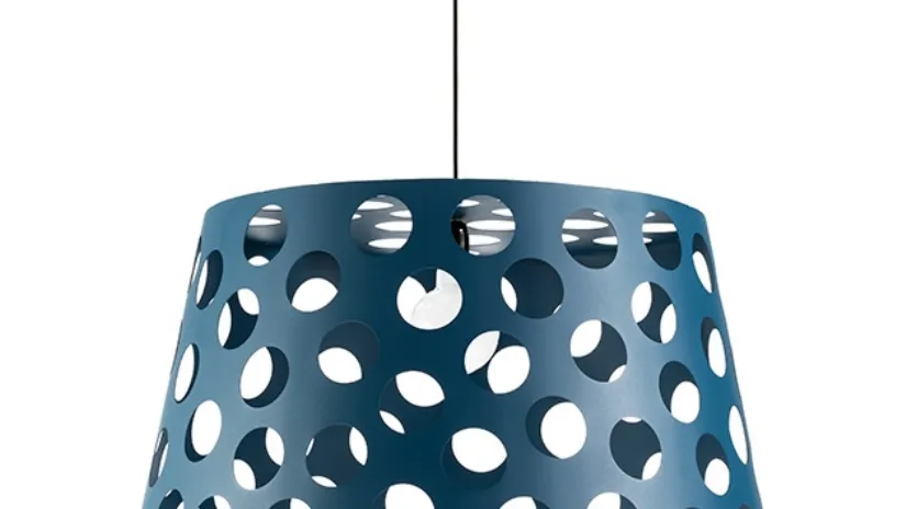Lampada con paralume in metallo Bolle Sospensione di Midj
