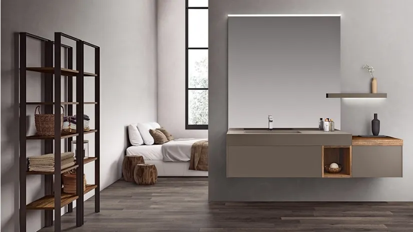 Mobile da Bagno Cartabianca in Ecomalta Fango di Cerasa