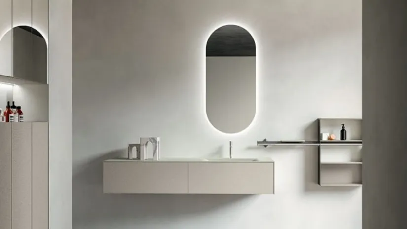 Mobile da Bagno sospeso Cartabianca 01 di Cerasa