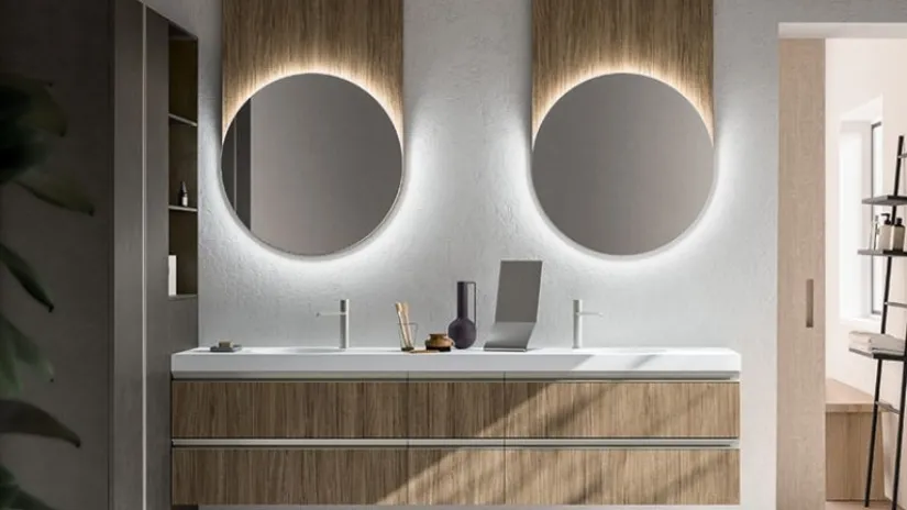 Mobile da Bagno sospeso Cartabianca 03 di Cerasa