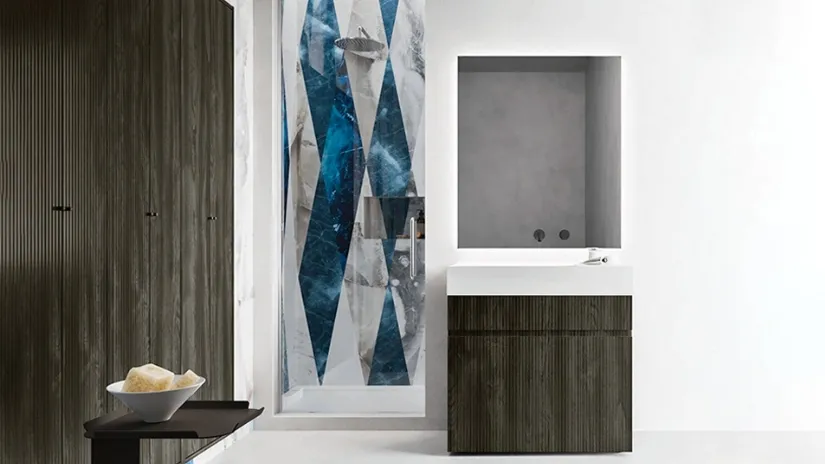 Mobile da Bagno Single in nobilitato Dogato Wood di Cerasa