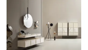 Des con frontali Laminam Calacatta Oro