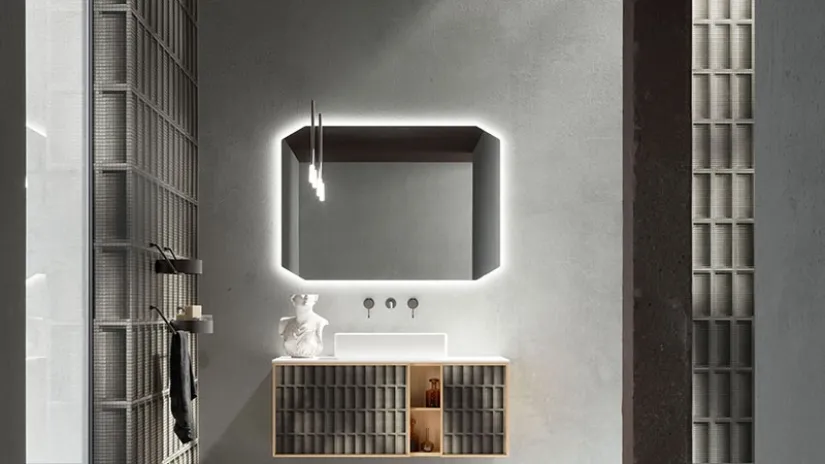 Mobile da Bagno in Rovere Des Evolution Natural 01 di Cerasa