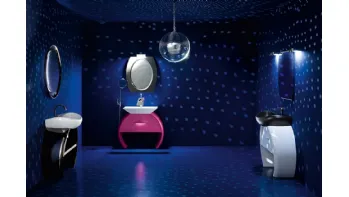 Moon con base con Cassettone Rosa