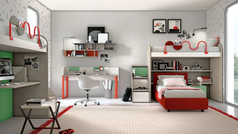 Cameretta a soppalco Nemo di Mariani Plus